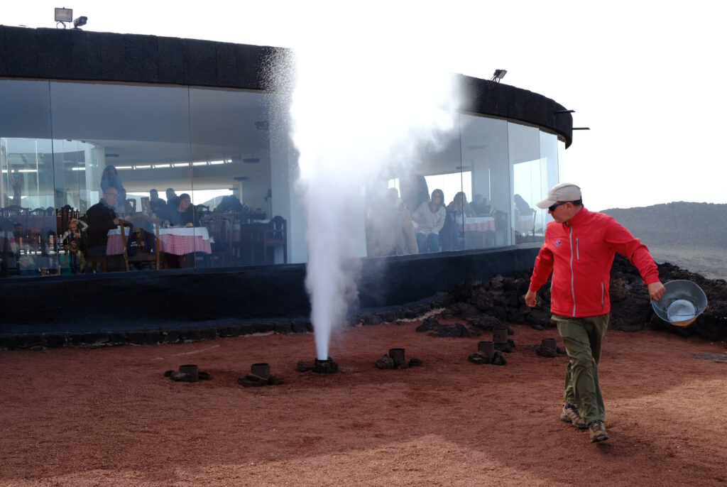 Geyser al Parco Timanfaya